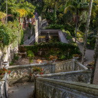 Beautiful gardens next to the villa