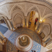 Grand central hall of Monserrate