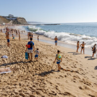 Praia da Baleia, very popular!