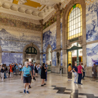 More details of the tiles in the atrium.