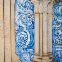 Inside the Sé, the main cathedral of Porto
