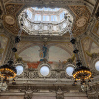 The skylight over the atrium.