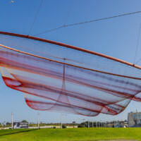 Designed by Janet Echelman for Porto and Matosinhos