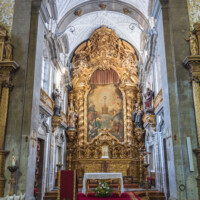 Interior of the church where we heard a concert.