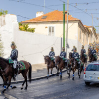 Across from Palácio Nacional da Ajuda