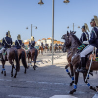 Across from Palácio Nacional da Ajuda we saw these horsemen practicing for parades or ceremonies.