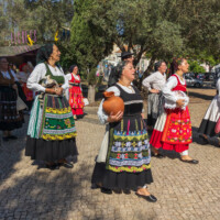 Folkloric parade across the street from Jeronimos monastery on a Sunday afternoon