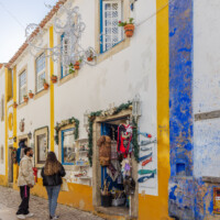 Shops near the entrance gate.