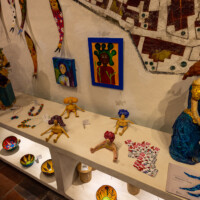 Folk art in a shop